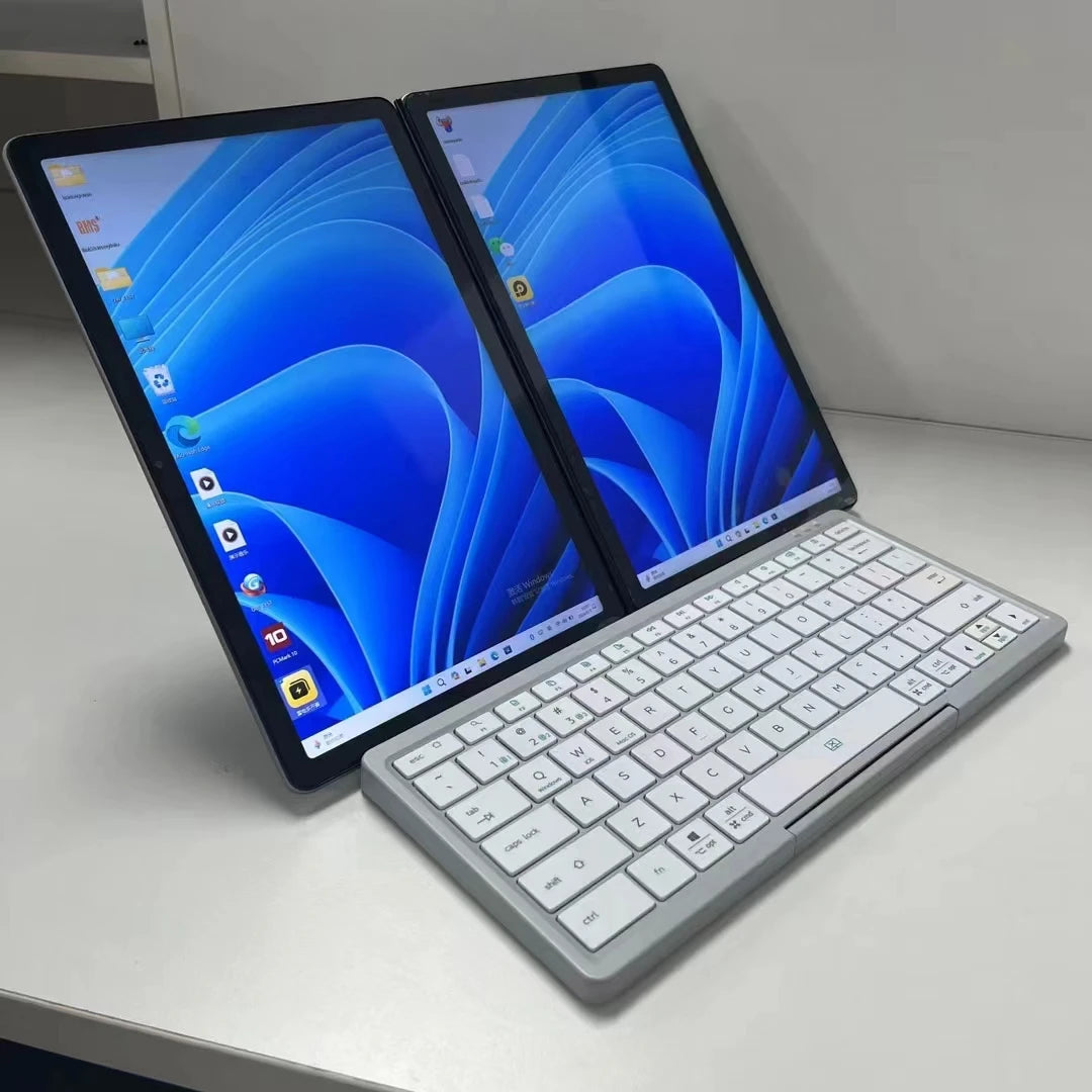 GLF-S2 10.9+10.95 Inch Dual Screen Laptop Intel I3 1215U N100 Touchscreen Notebook WIFI 6 180° Flip Win11 Laptop Tablet Computer