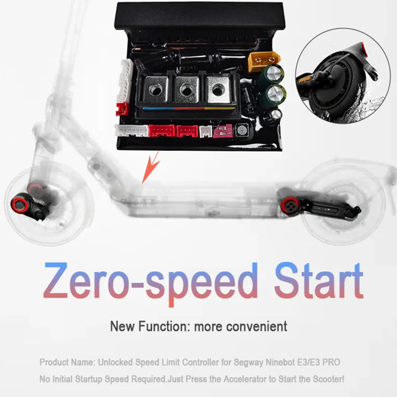 E3 PRO 55km/h Custom Controller Unlimited Speed For Ninebot by Segway E3 Pro Series Scooter 32km/h 55km/h Tuning Speed Part