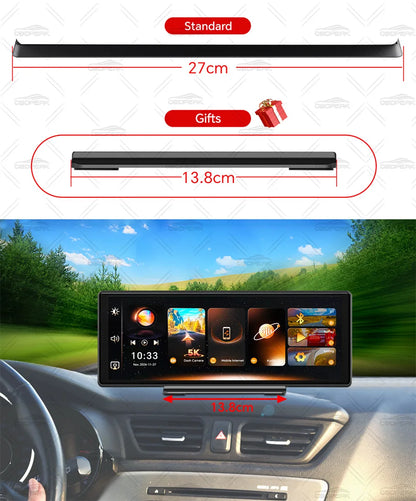 K8 Pro 11.3"  Touch Screen Car Camera 5K Dash Cam GPS 5G WiFi Wireless CarPlay & Android Auto Loop Recording GPS Navigation DVR