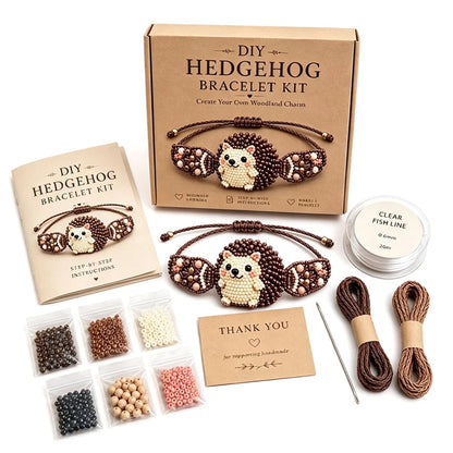 DIY Beaded Bracelet Making Kit,All in 1 Jewelry Making Set Beginner-Friendly Beaded Animal Making Kits,(Non Finished Products)