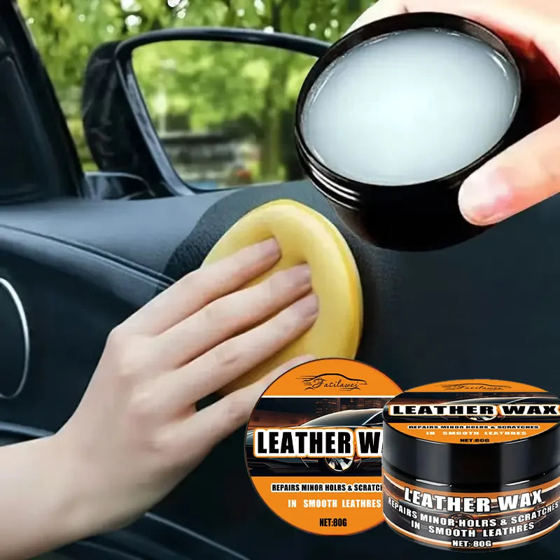 Car Plastic & Interior Refurbishing Cream - Nano coating Dashboard Wax ,Black lustrous refurbishing paste for Restoration Care