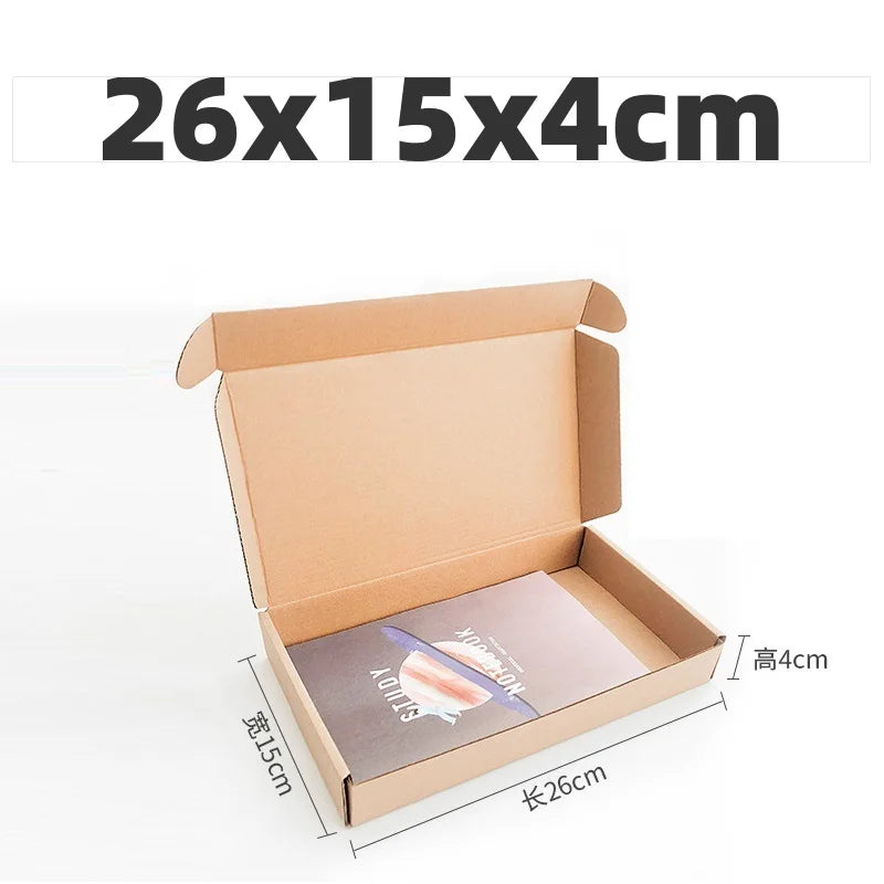 10pcs Shipping Boxes Cardboard Corrugated Mailer Boxes for Packaging Craft Gifts Giving Products for Small Business