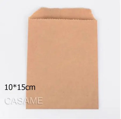 50 Pcs Red Blue Green Thank You Kraft Paper Bags Cute  Happy Birthday Gift Pouch Retro Party Favor Bag Candy Cookie Supplies