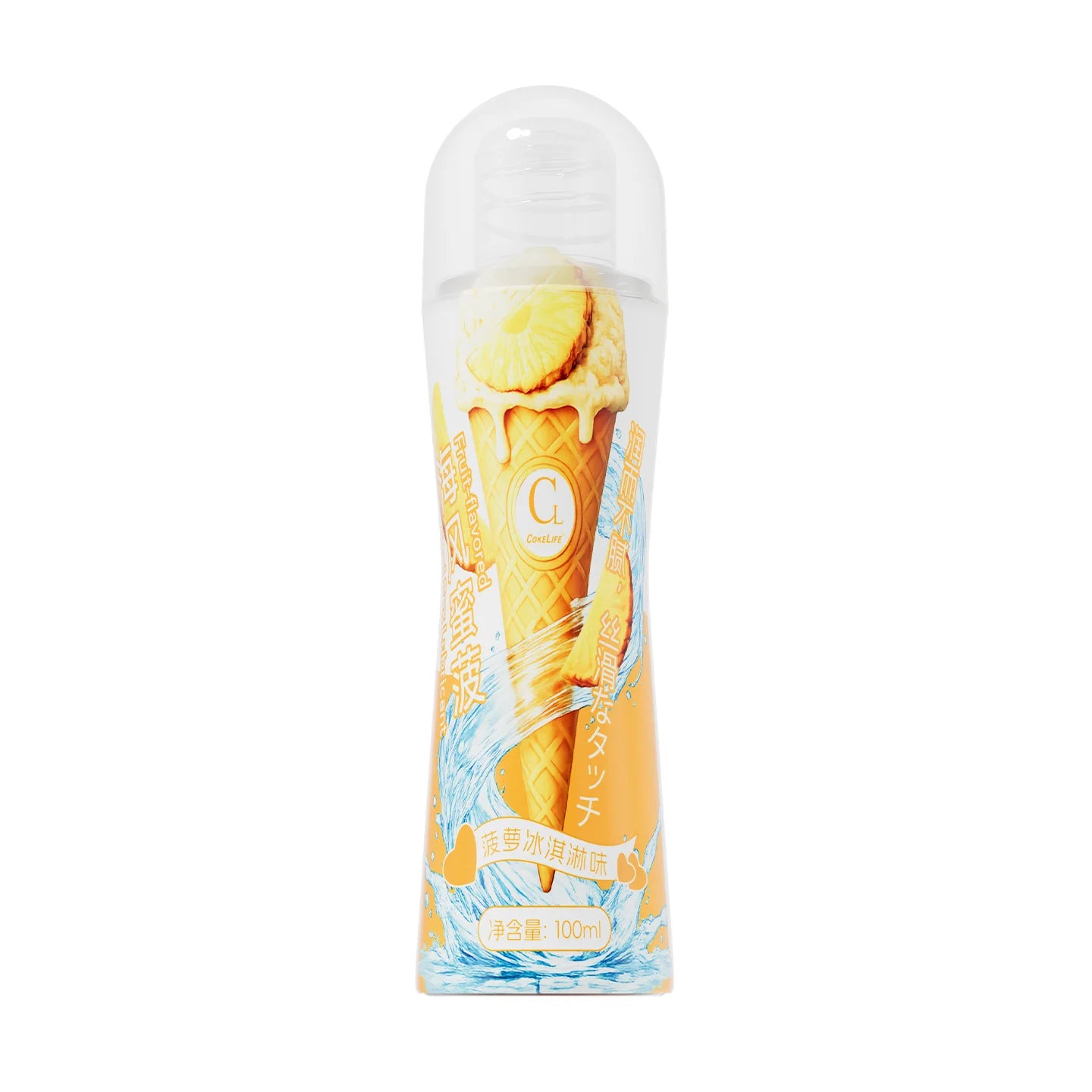 100ml Strawberry/Vanilla/Pineapple Sex Adult Ice Cream Flavored Smooth Sweet Slippery Oral Lubricant Non-sticky Safer Gel