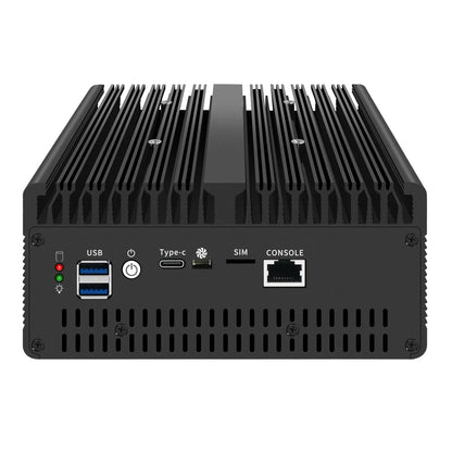 Fanless Mini PC 4*/2*10G SFP+ Intel i7 13620H 8505 Firewall 4xi226-V 2.5G 2*DDR5 NVMe Industrial Computer Server Proxmox