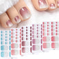 5Sheets Yellow Daisy Toenail Sticker 110Tips Full Cover Baking Free Toe Nail Wraps Elegant Flower Self-Adhesive Toe Polish Strip
