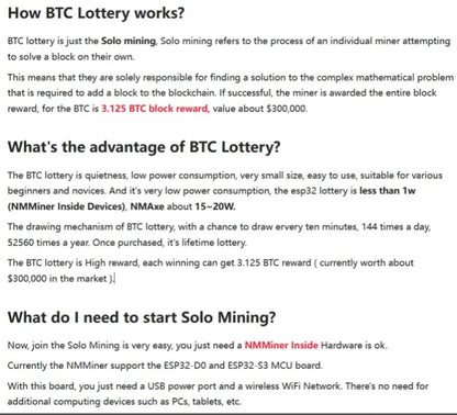 NMMiner Official Colorful Smart TV 1000KH/s Better Nerdminer V2 ESP32 BTC SOLO Lottery Miner & Smart Gift Silent Desktop Clock