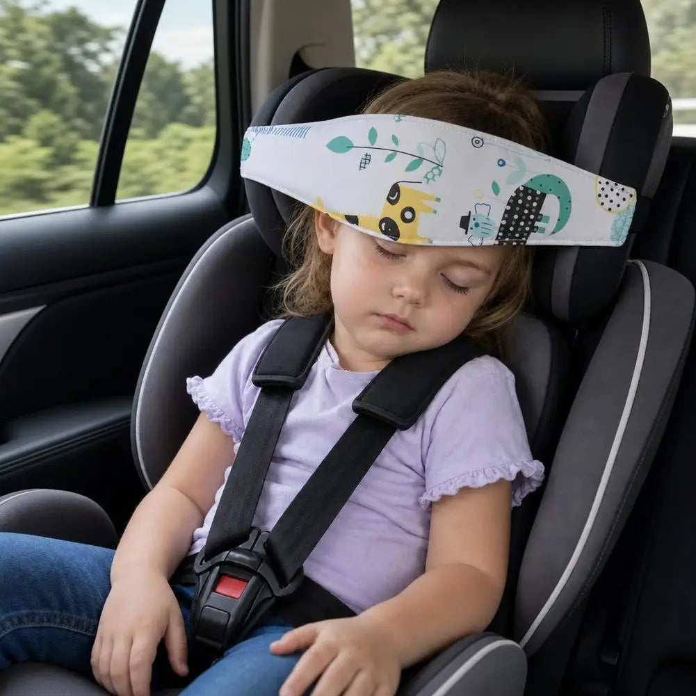 Infant Baby Car Seat Head Auto Sleeping Headrest Support Children Belt Fastening Belt Adjustable Sleep Positioner Baby Saftey