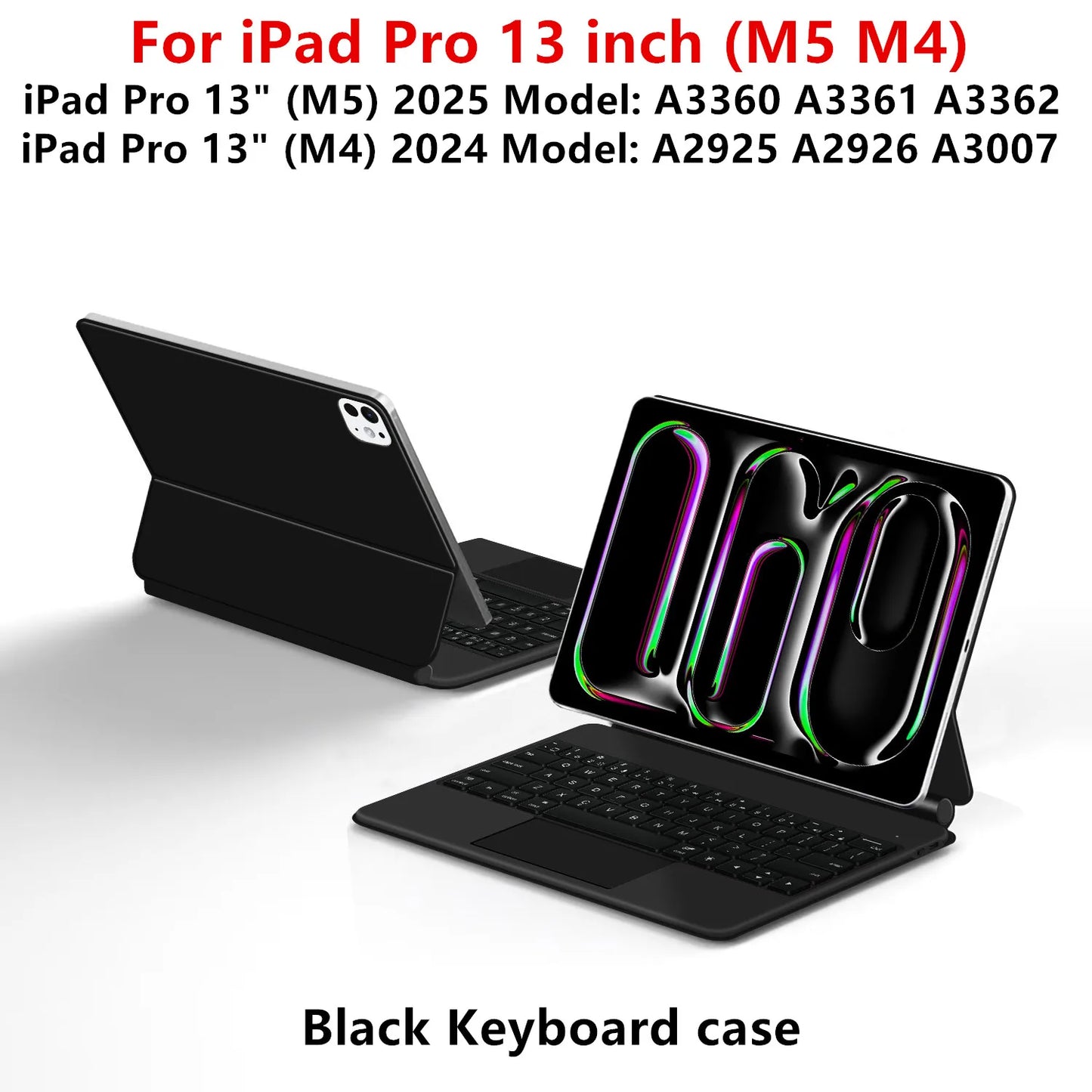 TouchPad Magic Keyboard for iPad Air 11 13 M4 2026 M3 M2 iPad 10 10th Air 4 5 6 iPad Pro 11 12.9 13'' M5 M4 Smart Cover Backlit