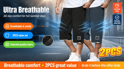 Plus Size Large Men's Shorts 2025 Summer New Trendy Loose Men's Sports and Casual Pants Jorts Baggy Cargo Mens Luxury Brands Man