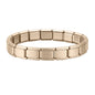 New Women's Men's Jewelry DIY 9MM Width Italian Elastic Charm Bracelet Solid Color Stainless Steel Fashion Bangle