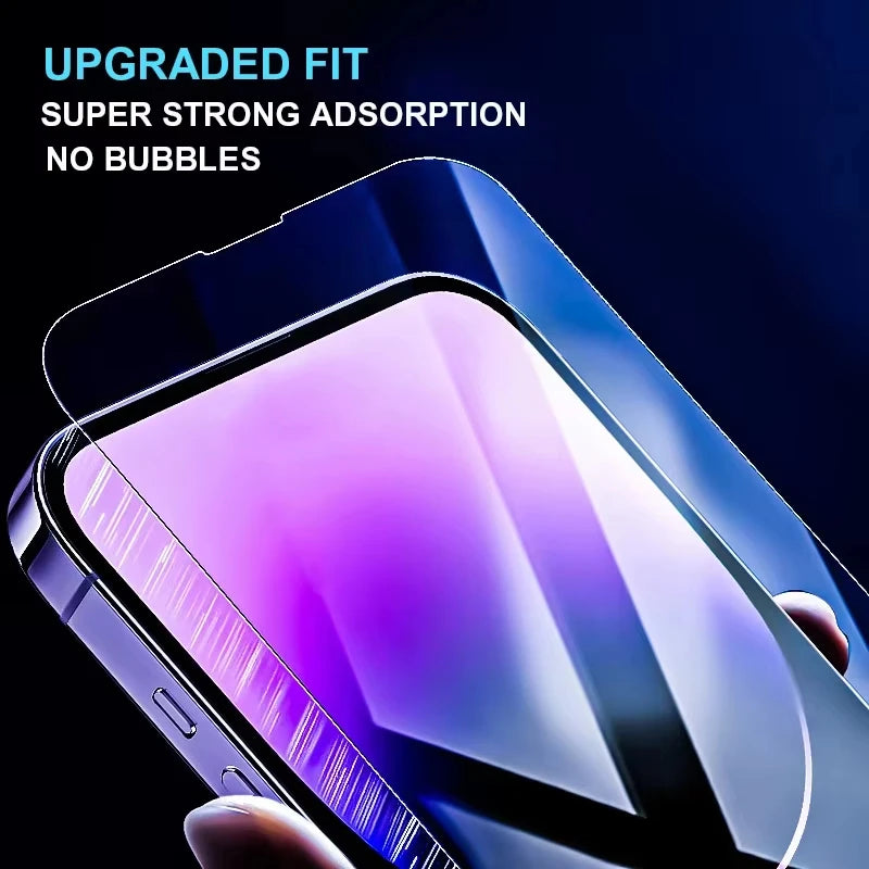 HD Tempered Glass for iPhone 17 Pro Max 18 16 16e 15 14 13 12 Mini 11 Air Screen Protectors for iPhone XR XS 7 8 Plus Glass Film
