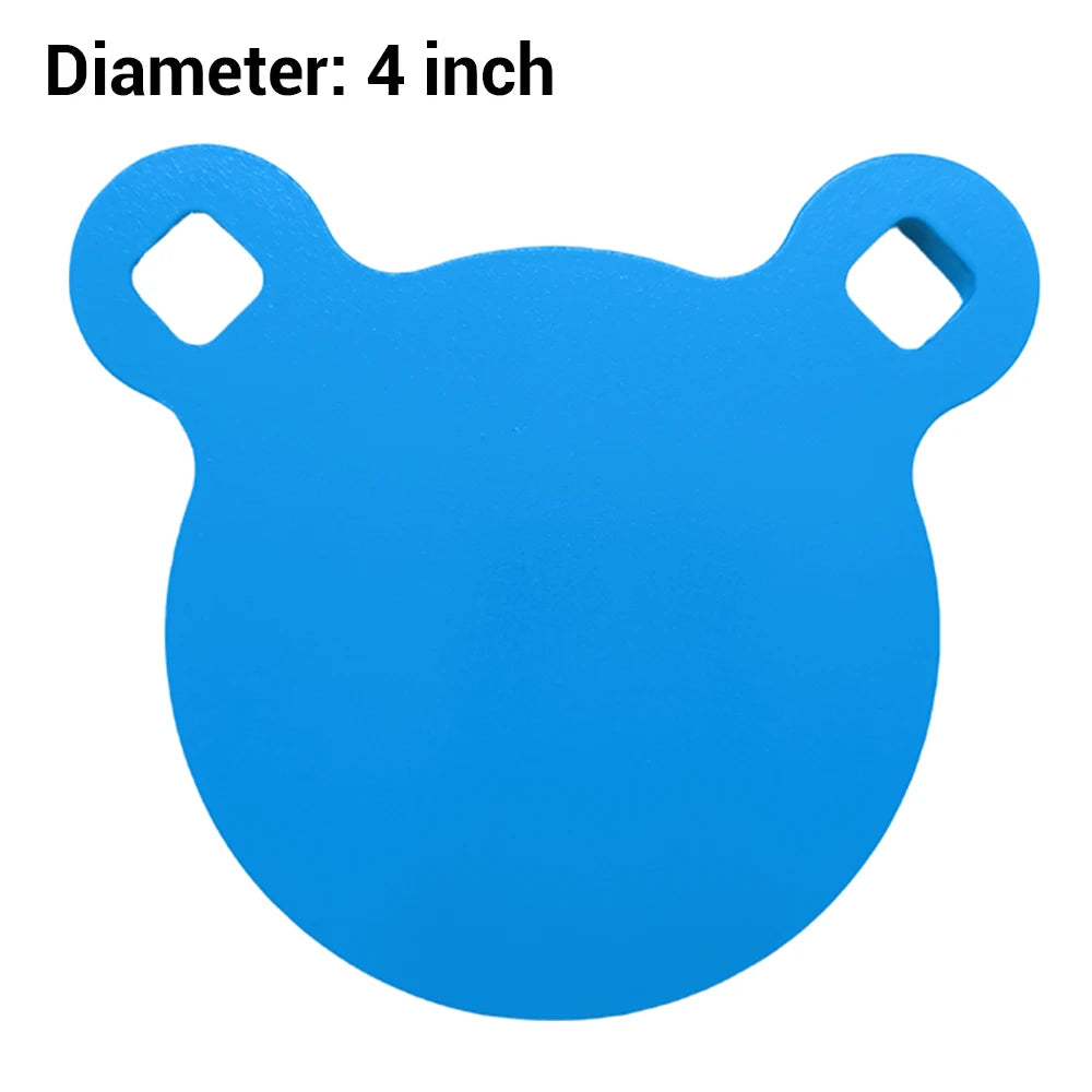 AR500 Steel Target Metal Shooting Target Plate Hanger Target for Long-range Airsoft Pistol Rifle Shooting Training Practice