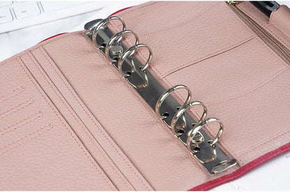 Metal Spiral Rings Binder Clip With 2 Pairs of Screw For Diary Notebook Planner A7 Binder Clip File Folder
