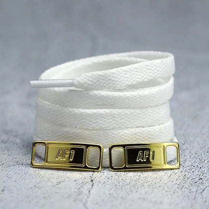 4Pcs AF1 Shoelaces Black White Flat laces and Shoe Decoration Suit Sneaker Shoelace Air Force one Shoes Accessories