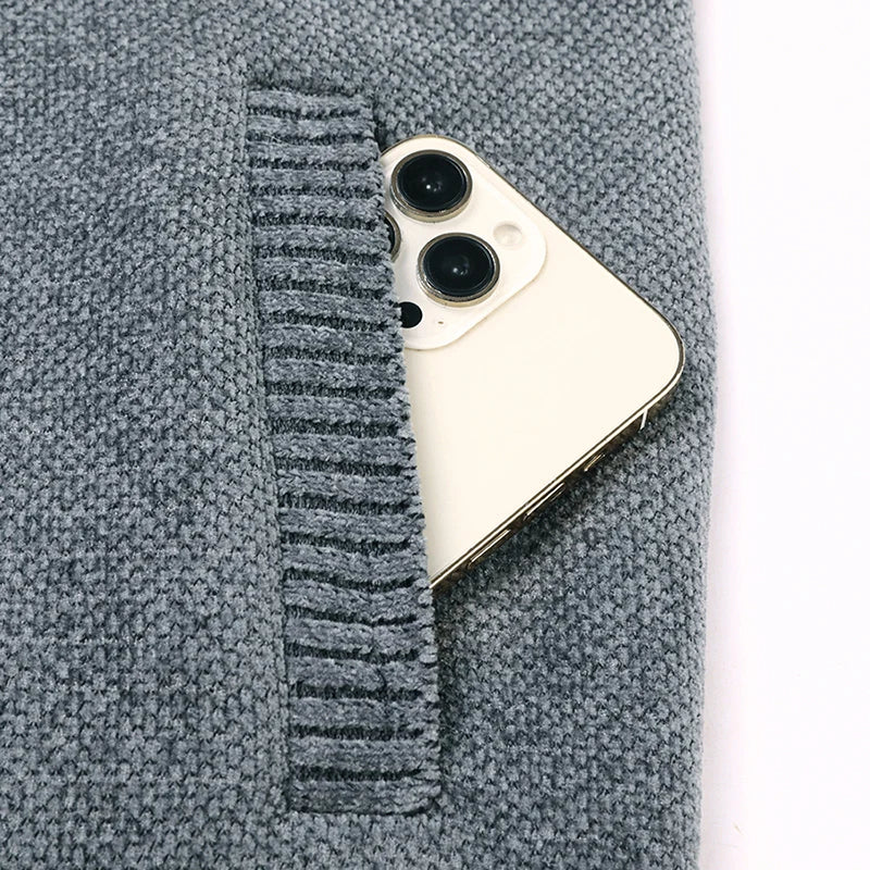 Premium Thick Chenille Fabric Warm New Brand Casual Fashion Stand Collar Men Jacket Streetwear Zipper Autumn Winter Coats