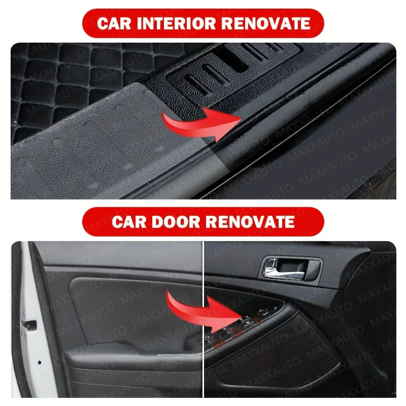 Car Interior & Exterior Scratch Remover Wax - Plastic & Leather Restorer , Tire Protectant & Yellowing Repair - Scratch Remover