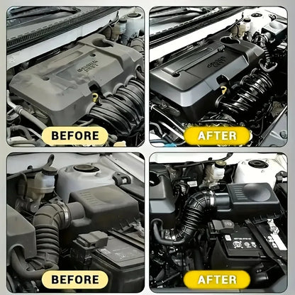 NEW Heavy-Duty Car Plastic Renovator Wax - Fast-Acting Scratch Repair, Restores & Protects Car Bumpers, Interiors, Dashboard, D