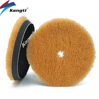 Wool Polishing Pad Woollen Car Buffing Pad 3/5/6Inch Polishing Disc Car Polish Buffing Pads Polisher Buffing Waxing Polish Tools