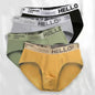 4Pcs/Lot Men's Briefs Mens Underwear Sexy Shorts Men's Panties Breathable Male Elastic Underpants Para Hombres Large Size
