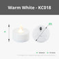 LED Flame Tea Light Candle Set Warm White for Bambu Lab Creator Program 3D Printer Accessories