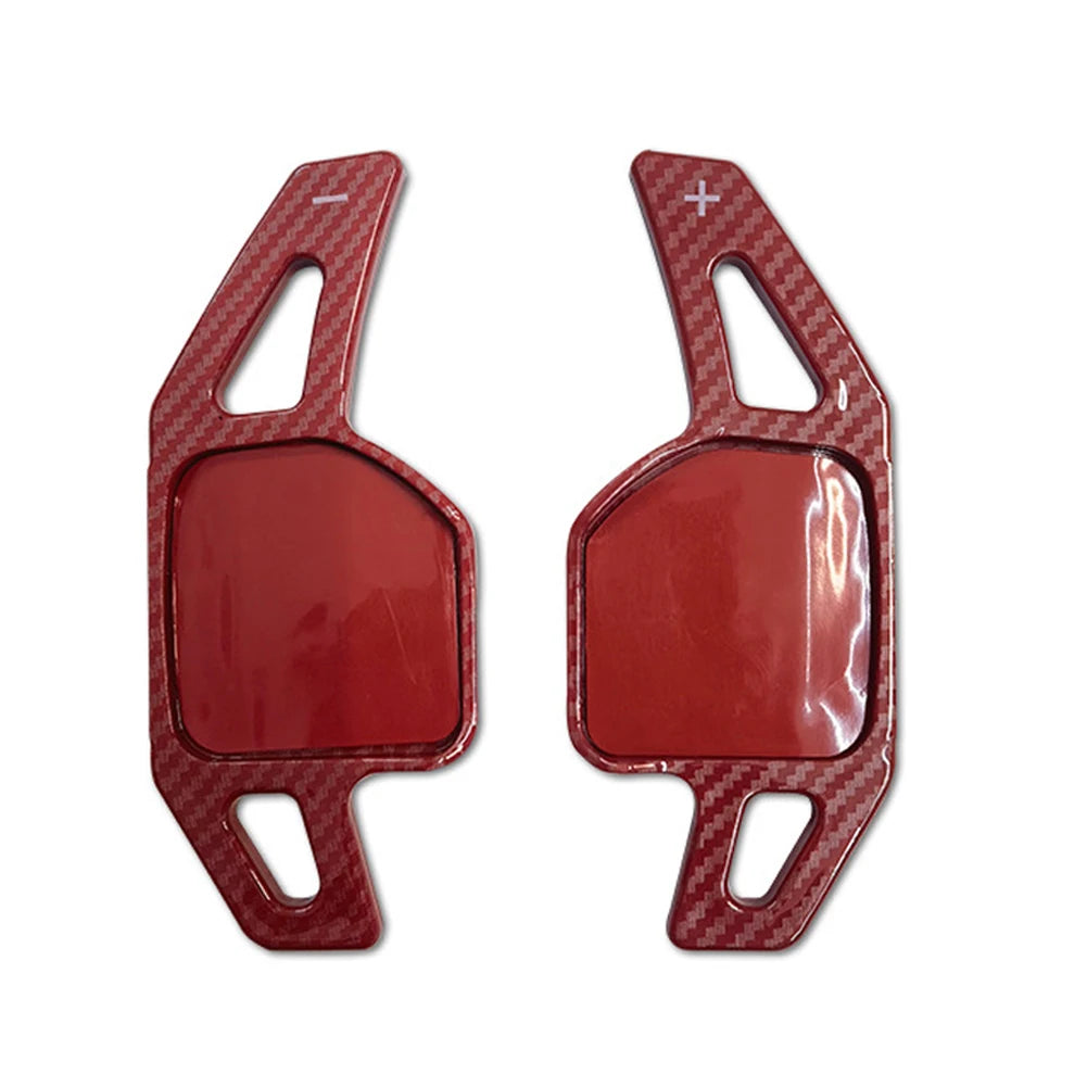 2Pcs Car Steering Wheel Paddle ABS Gear Shift Paddles Accessories For Audi A3 A4L A5 A6L A7 A8 S3 S5 SQ5 RS3 R8 Q3 Q5 Q7 S6 S7