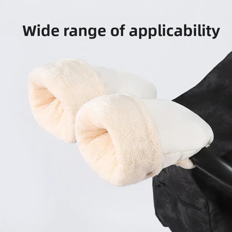 Stroller Gloves 1 Pair Winter Windproof Warm Simple Style Universal Prams Gloves Waterproof Baby Stroller Accessories