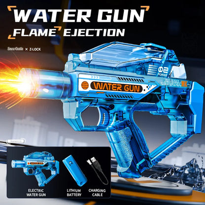 Electric Water Guns For Adults Powerful Squirt Automatic Water Suction Water Blasters Summer Outdoor Beach Toy For boys Kid Gift