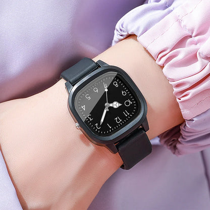 1/3/10PCS Fashion Silicone Band Women Quartz Watches Set Casual Arabic Dial Wristwatch for Girls Clock Reloj Hombre（Without Box）