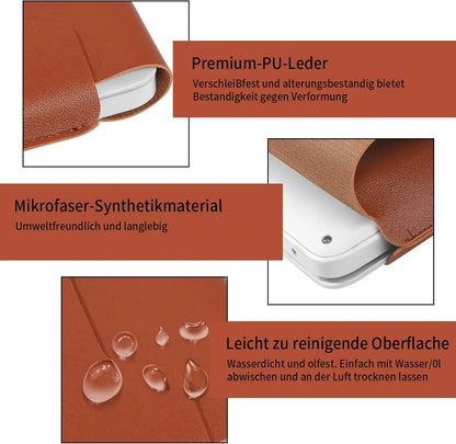 14-16 inch PU Leather Laptop Sleeve Bag Protective Case Cover Laptop Sleeve Case for MacBook Air 15 2023-2025 Pro 16 2021-2024