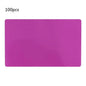 100 Pack Thick 0.18mm Business Cards Blanks Colored Finish Aluminum Metal Cards
