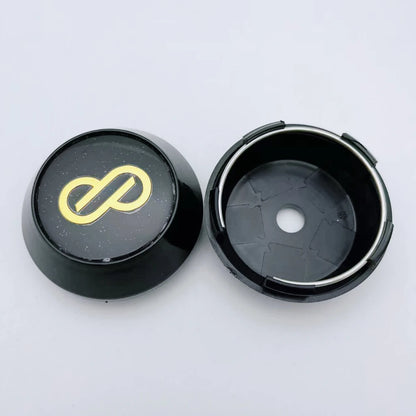 4pcs 60mm 64mm 65mm 68mm 69mm  Car Wheel Center Caps With Enkei Logo Emblem Car Accessories for Wheel Hubcaps Hub Cover High Cap