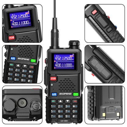 Baofeng UV 5RH 10W Air Band Walkie Talkie Long Range Wirless Copy Frequency Type-C Baofeng UV 5R MINI UV 21 PRO 2 Way Ham Radio