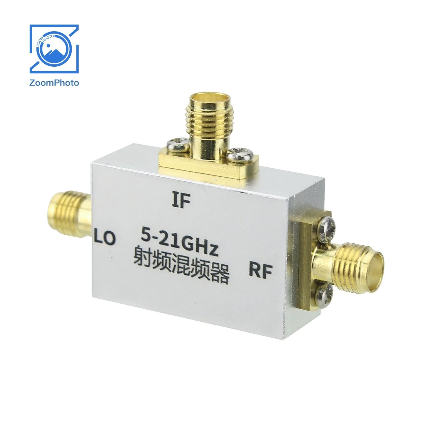 5-21GHz RF Frequency Mixer Up and Down Frequency Converter C/X/KU Band Mixer RF Accessory with SMA-K Connector