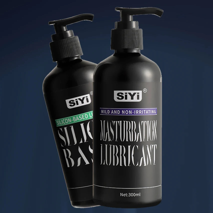 Silicone-Based Lube with Press Pump, Stringy Anal Lubricant Suitable for  Man Woman Gay Lesbian Couples Pleasure