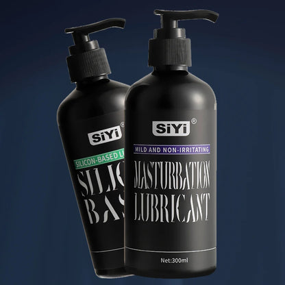 Silicone-Based Lube with Press Pump, Stringy Anal Lubricant Suitable for  Man Woman Gay Lesbian Couples Pleasure