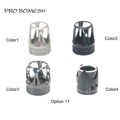 Pro Bomesh Aluminum Locking Nutt Fishing Reel Seat Decorative Trim Part DIY Fishing Rod Component Accessory