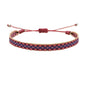 KKBEAD Wholesale Handwoven Bracelet Colombia Cloth Braided Wristband Bracelets for Women Men Gift Hippie Boho Friendship Jewelry