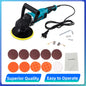 Podofo Car Buffer Polisher 1580W 6inch Car Polisher 7 Variable Adjustable Speeds Car Polishing Machine for Car Detailing Waxing