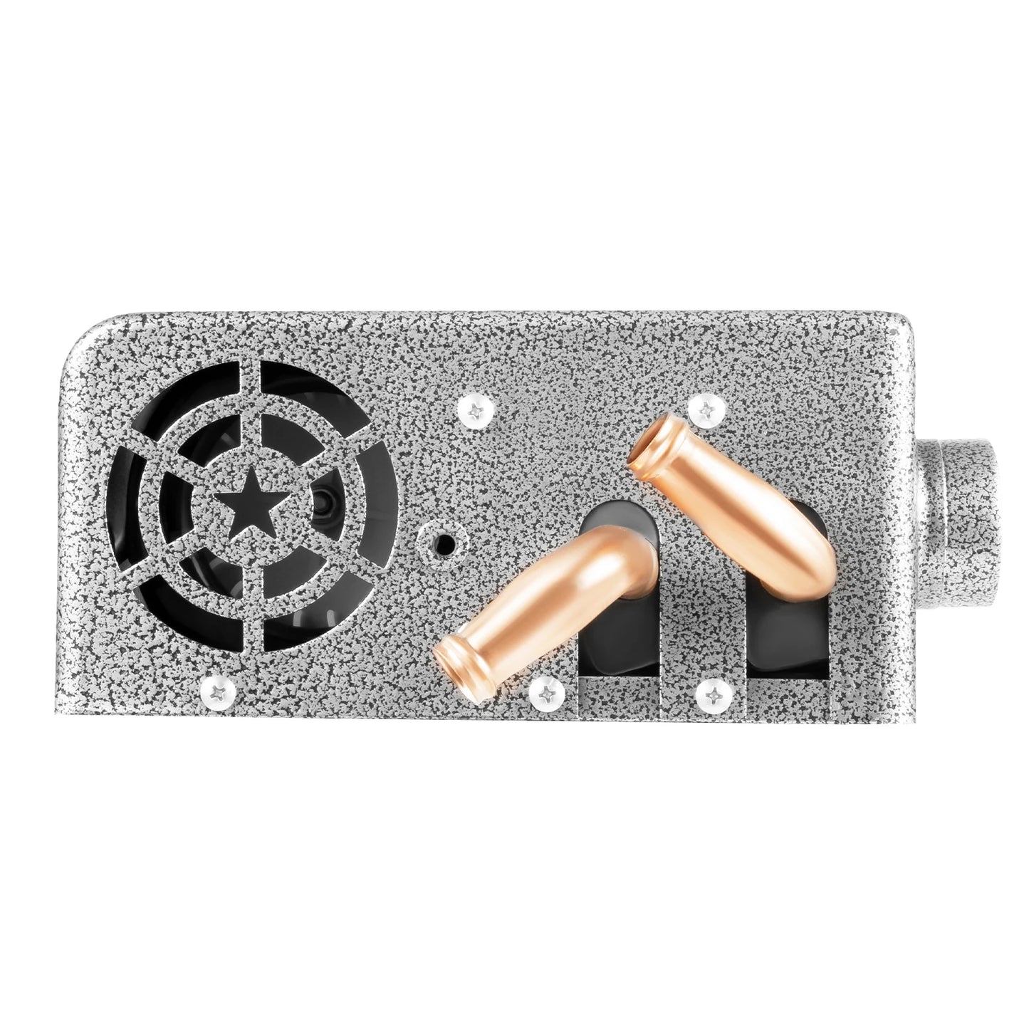 12V 4Way Truck Heater, 8A RV Heater Car Engine Hot Coolant Auto Car Heater, Fast Heating for Cars, Trucks, Ships