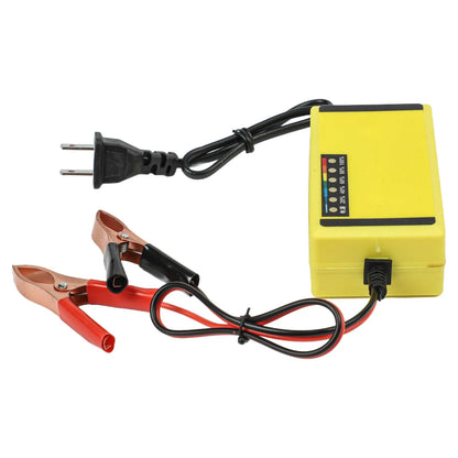 1Pcs Car Battery Charger 12V Fast Charging Automatic High-Power Charger Car Motorcycle Battery Charger Acid Battery Charger