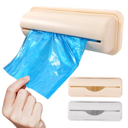 Garbage Bag Storage Box Cling Film Container Wall Mounted Trash Bags Holder Kitchen Plastic Bags Dispenser Bathroom Organization