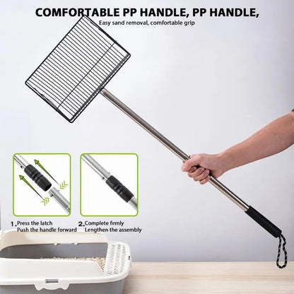 Effective Cleaning Adjustable Extendable Waste Collector For Chicken Enclosure