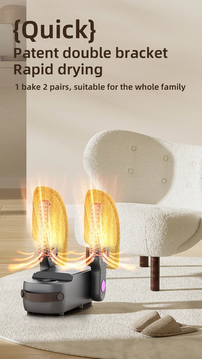 New 2025 Korean Style 4-Core Shoe Dryer Sterilizing & Deodorizing Foldable Smart Shoe Dryer Multi-Function Sock Dryer