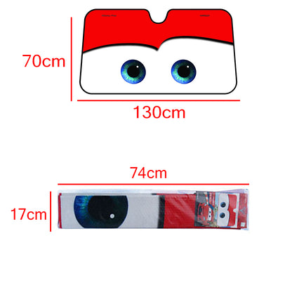Car Solar Protection 6 Colors Eyes Heated Windshield Sunshade Car Window Windscreen Cover Sun Shade Auto Sun Visor Car-covers