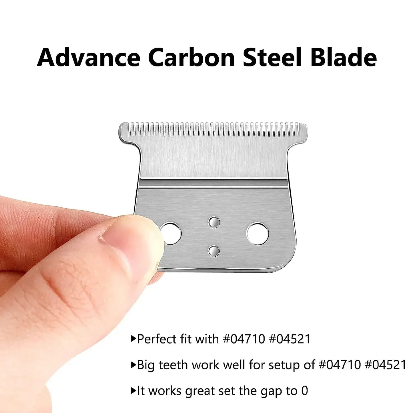 Pro Replacement T Blade Compatible with Andis Trimmer Outliner, GO,GTO,GTX, SL, SLS Headliner LS2,LS3 ,Ceramic & Carbon Steel