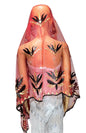 On Sale 2025 New African Net Hijab Scarf for Muslim Women African Dubai Islam Headscarf Embroidery Shawls Voile