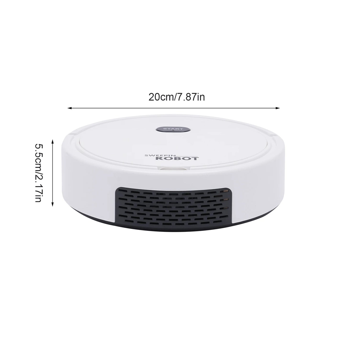 Robot Vacuum w/ Automatic Direction Change, 3-in-1 Fully Automatic Sweeping Robot Suction And Sweeping Mop Household