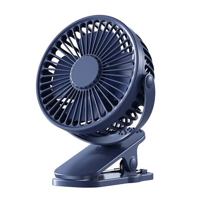 Clip Fan 3 Speed Electric fan USB Quiet Mini Home Office Desk Fans Air Cooler Outdoor Portable Cooling Clip on Fan for Strollers