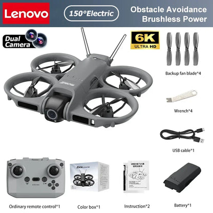 Lenovo Z906 Drone 8K Aerial HD Intelligent Avoiding Obstacle with Larger Screen Remote Control Folding Brushless Power GPS Drone